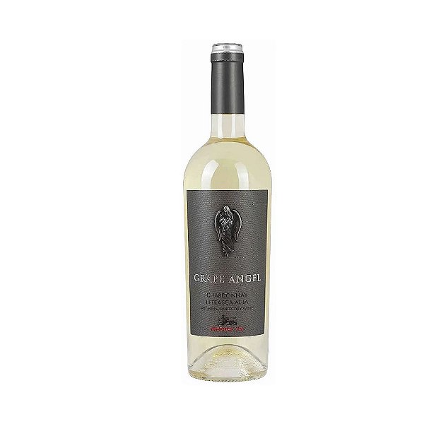 Vinho Branco Seco Grape Angel Chardonnay Feteasca Alba Premium 750ml