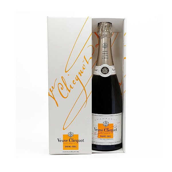 Champagne Veuve Clicquot Demi Sec com Cartucho 750ml