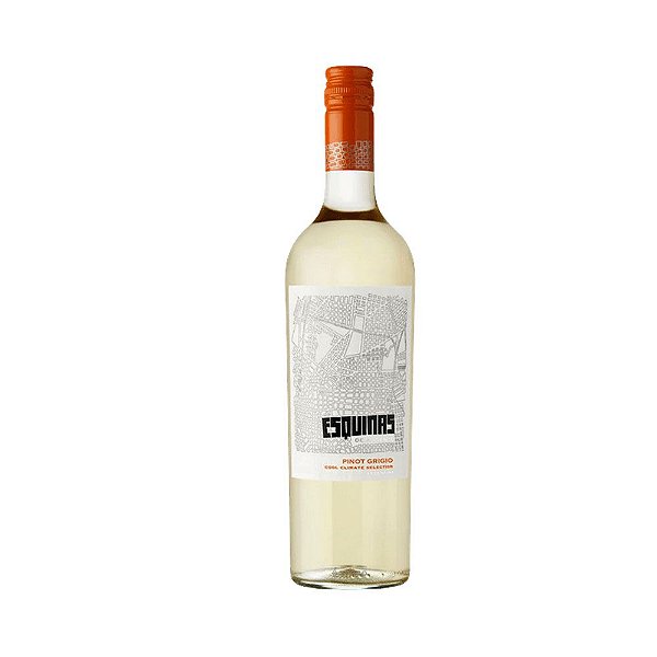 Vinho Branco Meio Seco Esquinas De Argento Pinot Grigio 750ml