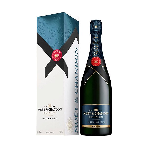 Champagne Moet & Chandon Nectar Imperial com Cartucho 750ml