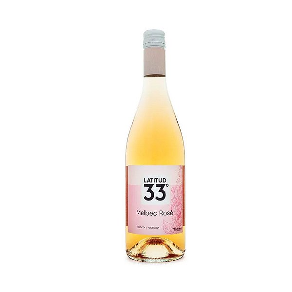Vinho Seco Rosé Latitud 33 Malbec 750ml