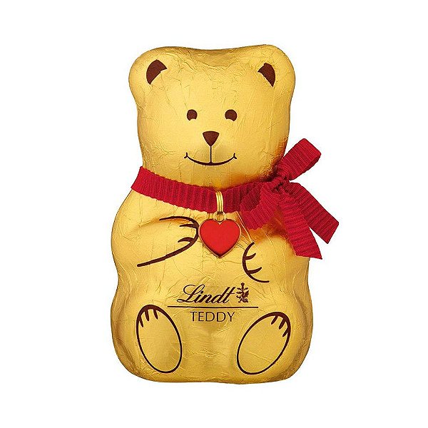 Chocolate ao Leite Teddy Gold Bear Lindt 100g