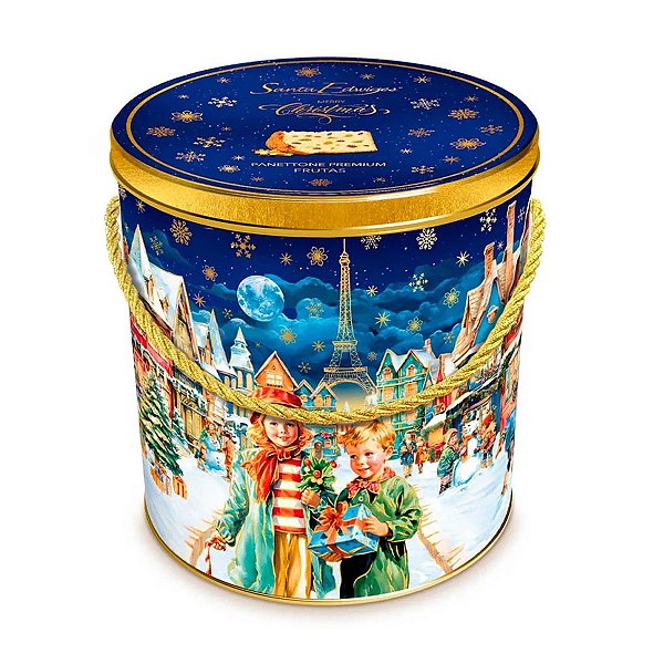 Panetone com Frutas  Lata Santa Edwiges 750g