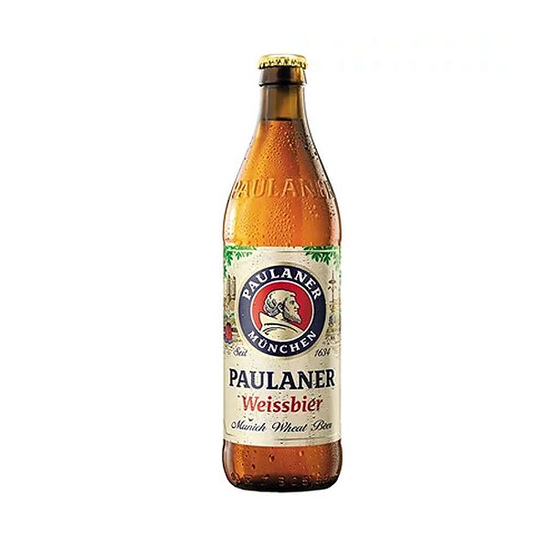 Cerveja Paulaner Hefe Weissbier Naturtrub 500ml