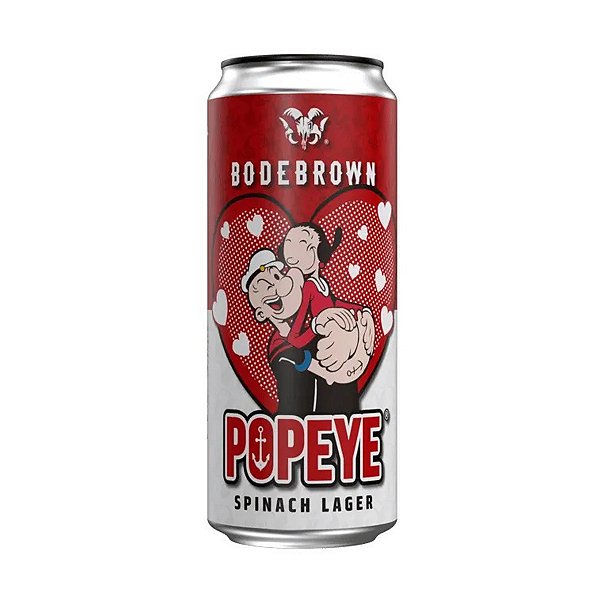 Cerveja Bodebrown Popeye Spinach Lager Lata 473ml