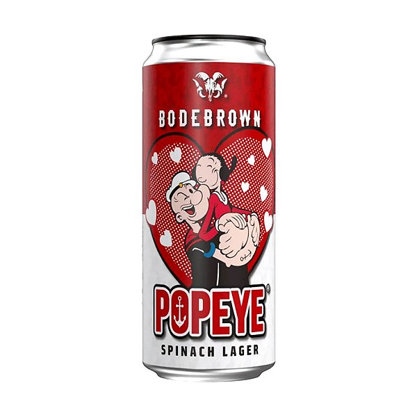 Cerveja Bodebrown Popeye Spinach Lager Lata 473ml