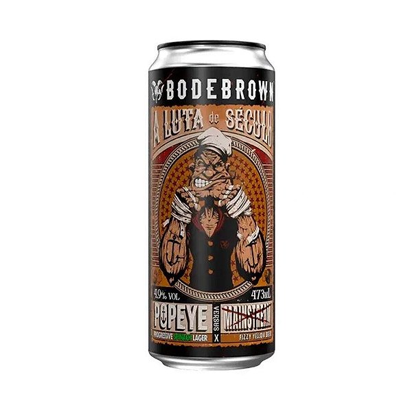Cerveja Bodebrown Popeye German Lager Lata 473ml