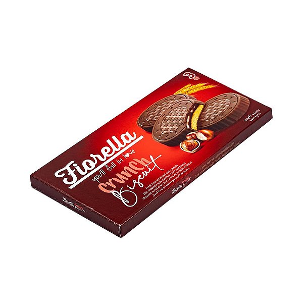 Wafer de Chocolate com Recheio de Avela Fiorella 60g