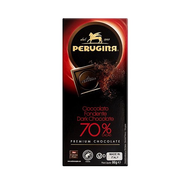 Chocolate Amargo 70% Cacau Perugina Nero 85g