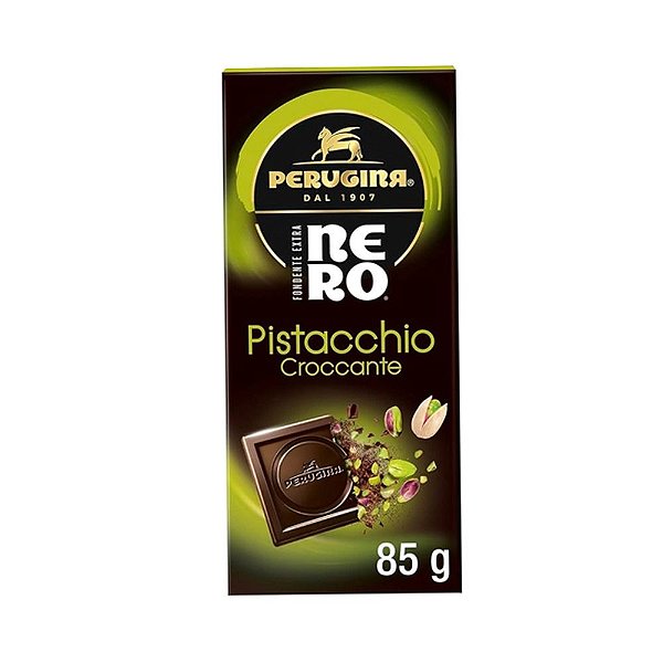 Chocolate Amargo com Pistache Pergugina Nero 85g