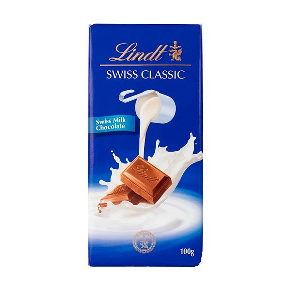 Chocolate Lindt ao Leite Swiss Classic Milk 100g