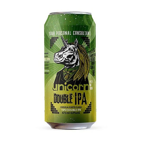 Cerveja Unicorn Double Ipa Lata 473ml