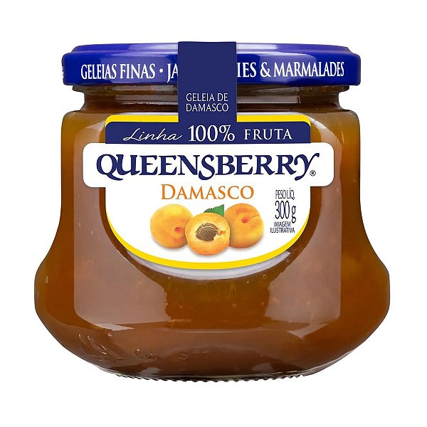 Geleia de Damasco 100% Fruta Queensberry 300g