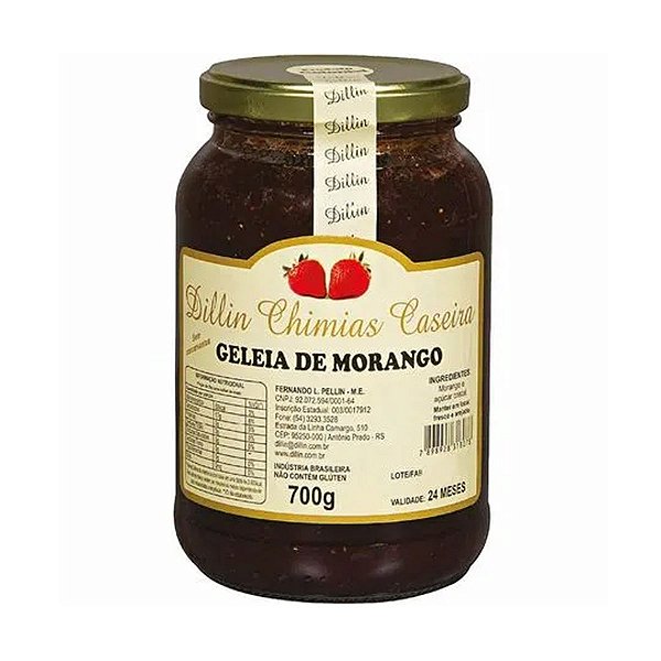 Geleia Dillin Chimia de Morango 700g