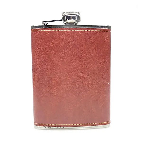 Cantil de Bolso Inox Brown Mimo Style