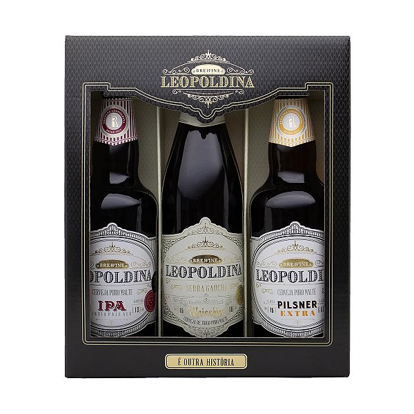 Kit Cerveja Leopoldina 3 Garrafas 500ml
