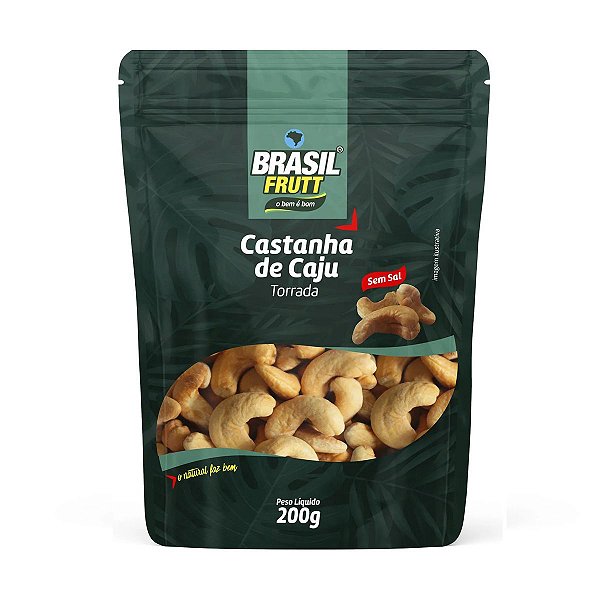 Castanha de Caju Torrada Sem Sal Brasil Frutt 200g