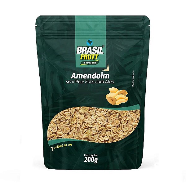 Amendoim Frito com Alho Brasil Frutt 200g