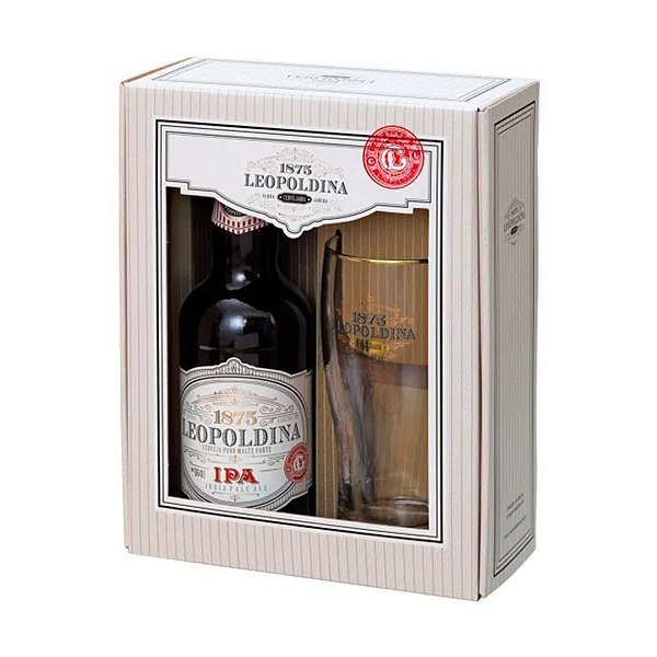 Kit Cerveja Leopoldina Ipa 500ml + 1 Copo