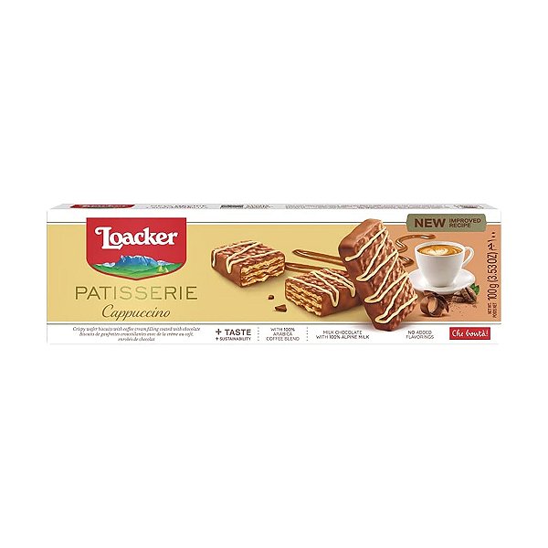 Biscoito Loacker Gran Patisserie Cappuccino 100g