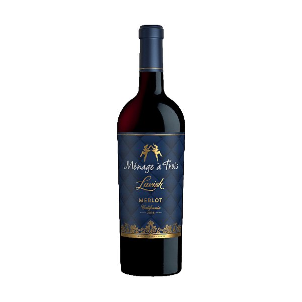 Vinho Tinto Meio Seco Menage à Trois Lavish Merlot 750ml