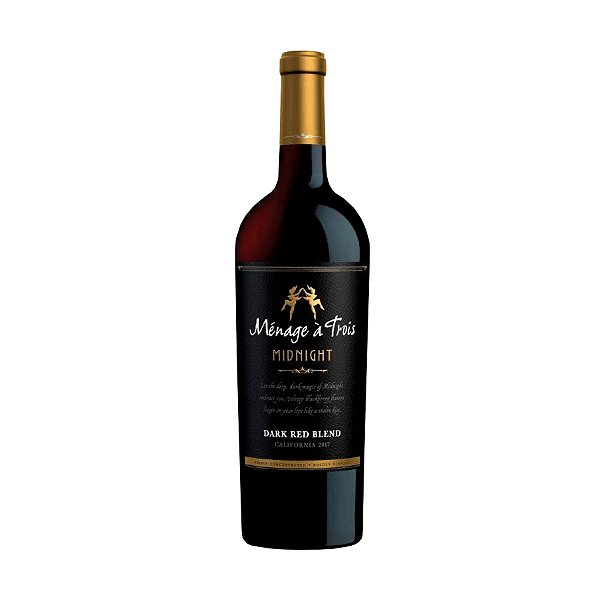 Vinho Tinto Meio Seco Menage a Trois Midnight Blend 750ml