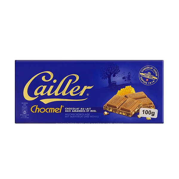 Chocolate Cailler Chocmel Amendoas com Mel 100g