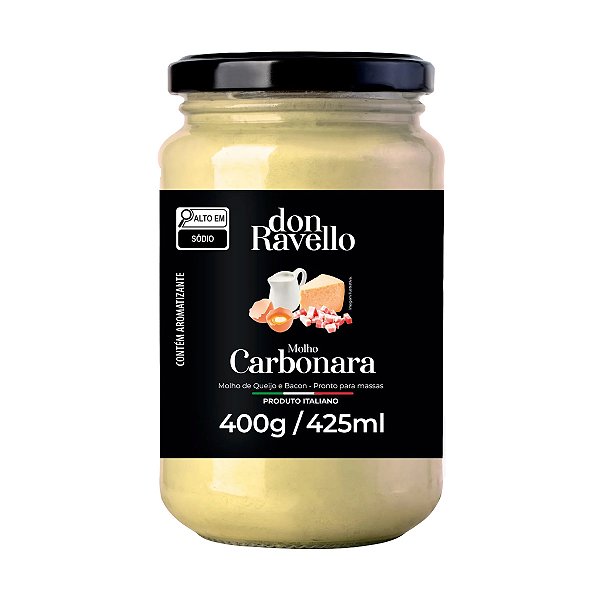 Molho Carbonara Don Ravello 400g