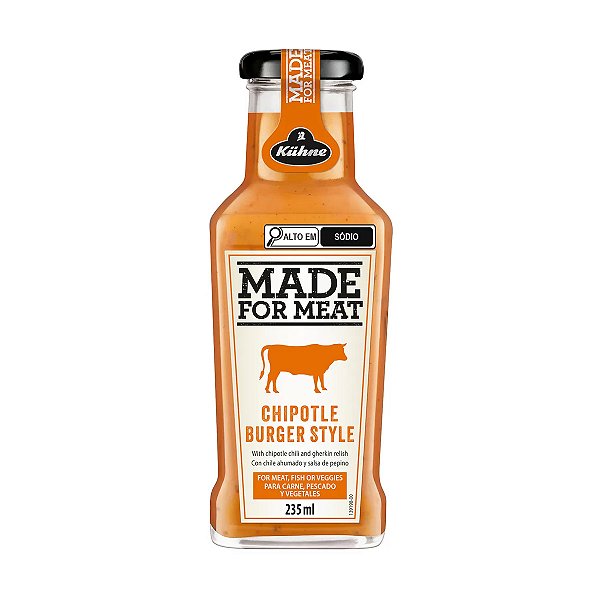 Molho Chipotle Burguer Style Made For Meat 235ml