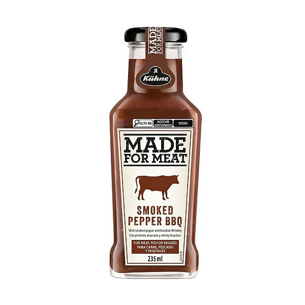 Molho Smoked Pepper BBQ Made For Meat 235ml