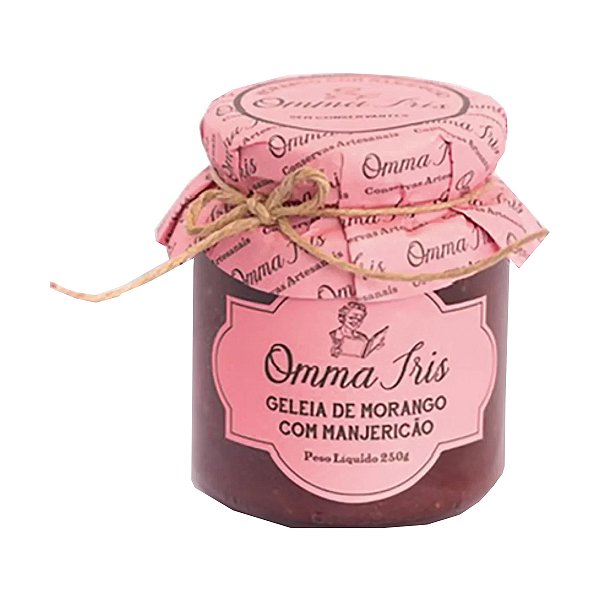 Geleia de Morango com Manjericao Omma Iris 250g