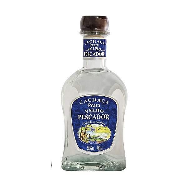 Cachaça Velho Pescador Prata 750ml