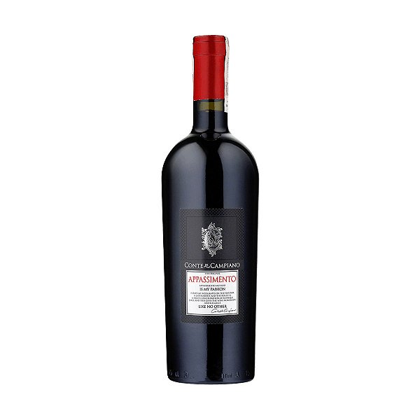 Vinho Tinto Meio Seco Conte di Campiano Apassimento Negroamaro IGT 750ml