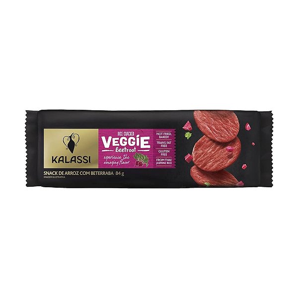 Biscoito Tai Kalassi Rice Cracker Veggie Beetroot 84g