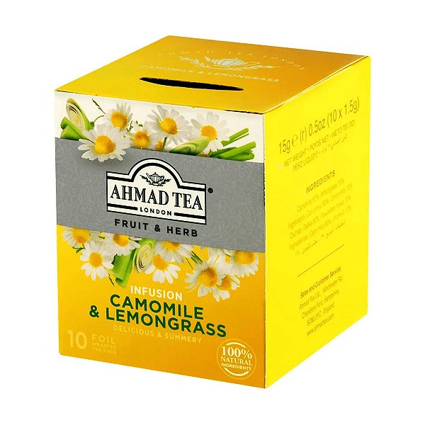 Chá Camomile & Lemongrass Ahmad Tea 15g