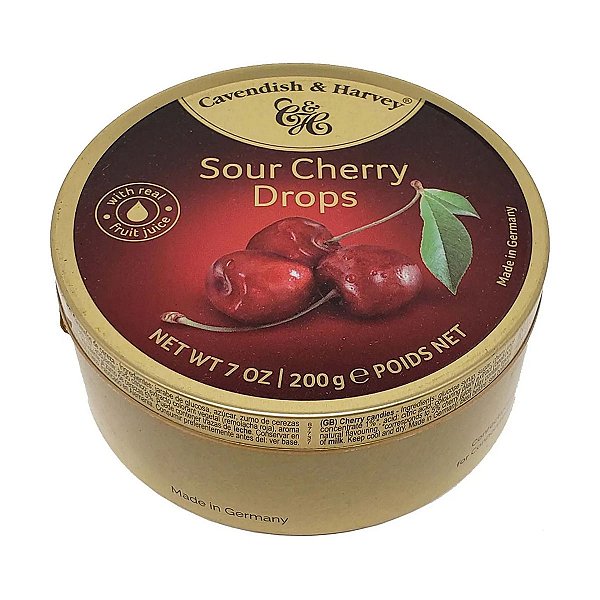 Balas Sour Cherry Cavendish & Harvey 200g