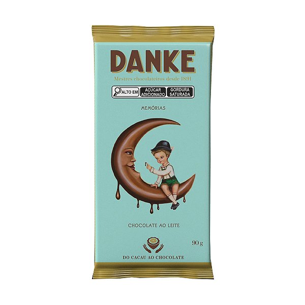 Chocolate Ao Leite Flowpack Danke 90g