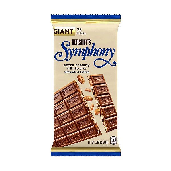 Chocolate com Amendoa e Caramelo Symphony Hershey's 208g