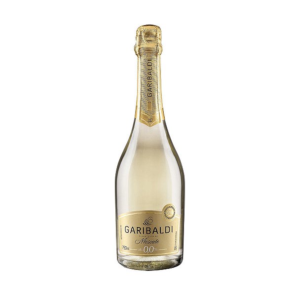 Espumante Garibaldi Moscato Branco Zero Álcool 750ml
