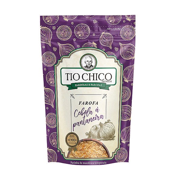Farofa Sabor Cebola à Pantaneira Tio Chico 250g