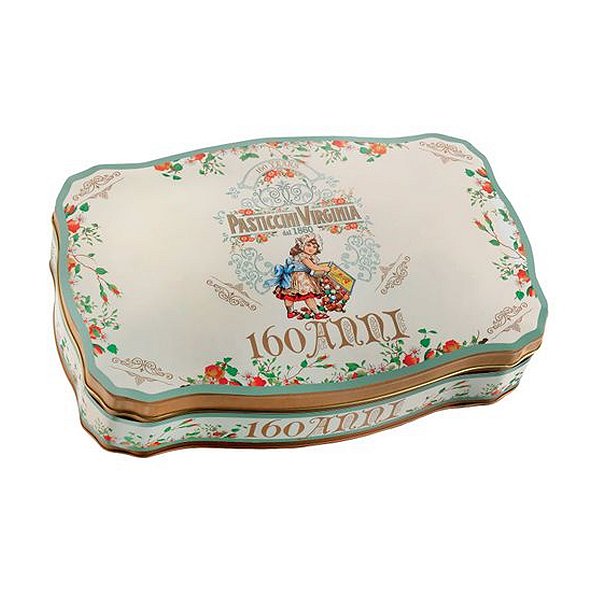 Lata com Biscoitos Finos 160 Anni Virginia 200g