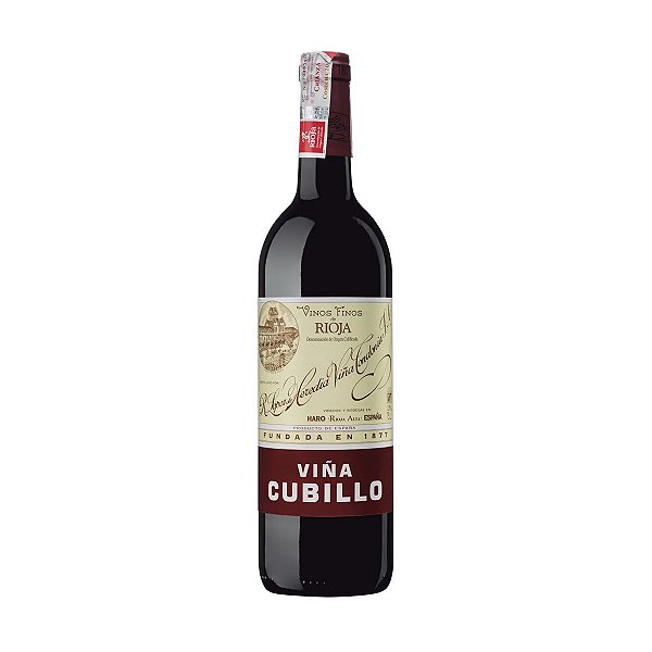 Vinho Tinto Seco Vina Cubillo Crianza Rioja DOCa 750ml