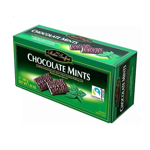 Chocolate Amargo Com Menta Maitre Truffout 200g
