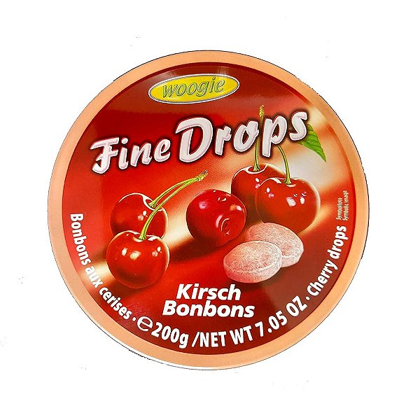 Balas de Cereja Fine Drops 200g