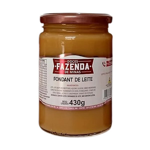 Fondant de Leite Fazenda de Minas 430g