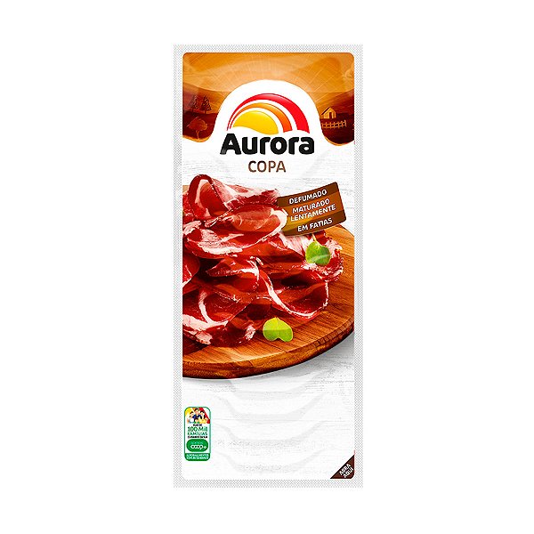 Copa Defumada Fatiada Aurora 100g