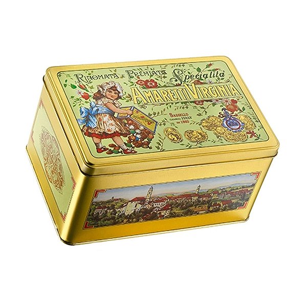Lata com Amaretti Macio Virginia 220g