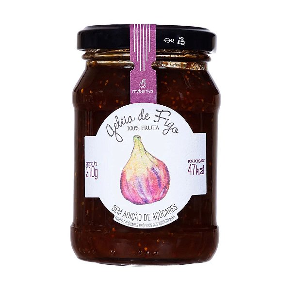 Geleia de Figo 100% Fruta Myberries 210g