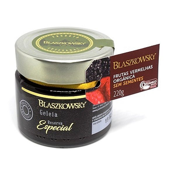 Geleia de Frutas Vermelhas sem Sementes Blaszkowsky 220g