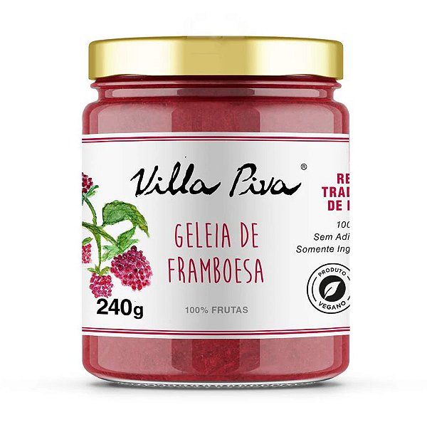 Geleia de Framboesa Villa Piva 240g